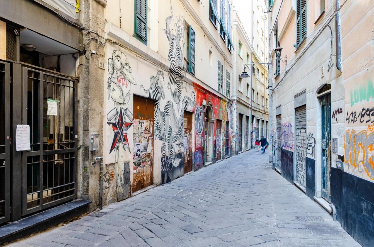 Appartamento Joivy Vibrant Open-Plan Apt For 6 In Historic Centre Genova Esterno foto